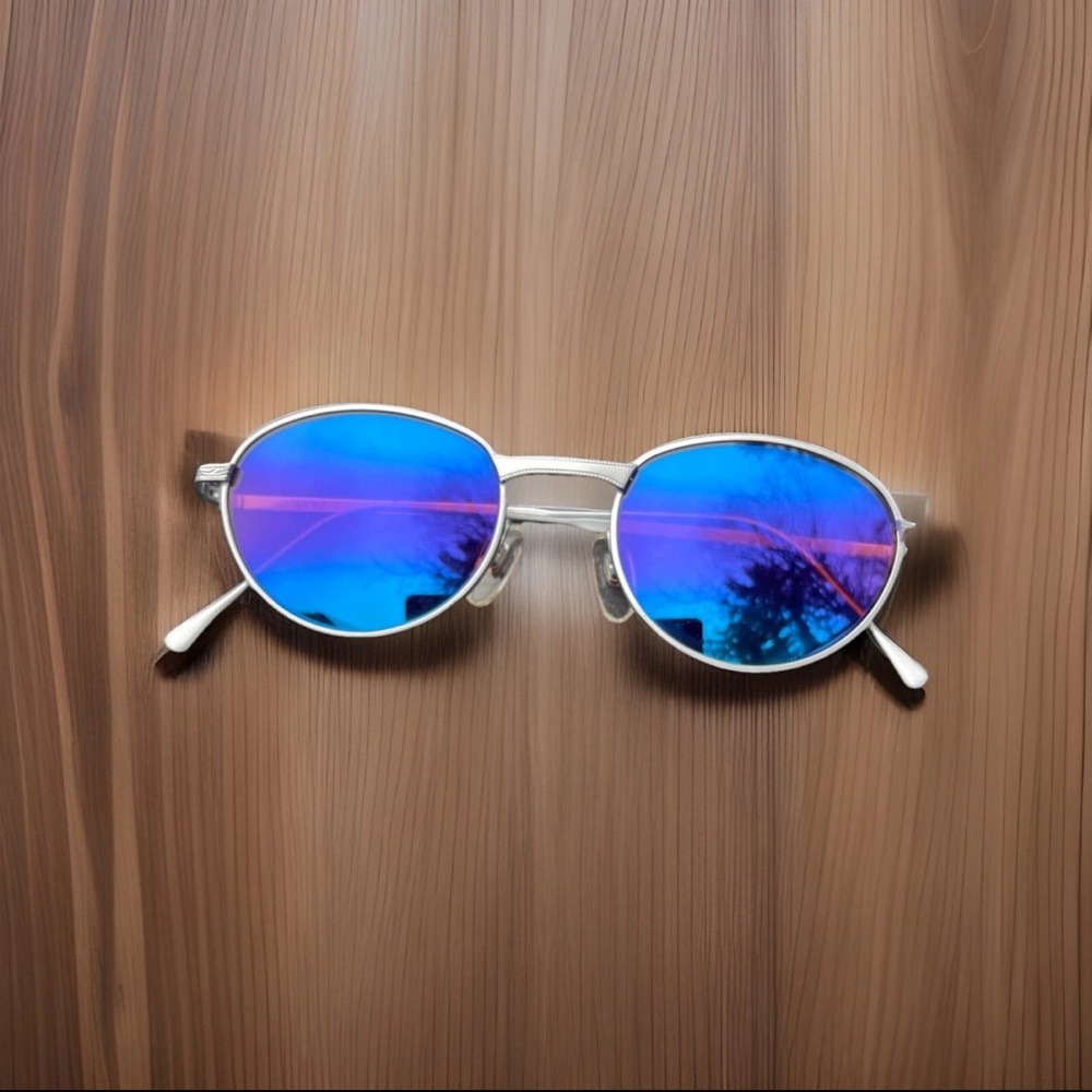 Vintage Suncloud Polarized Sunglasses Silver / Mirrored STYLISH SUNGLASSES